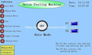 Manual Book of Advanced Belt Type Onion Peeling Machine